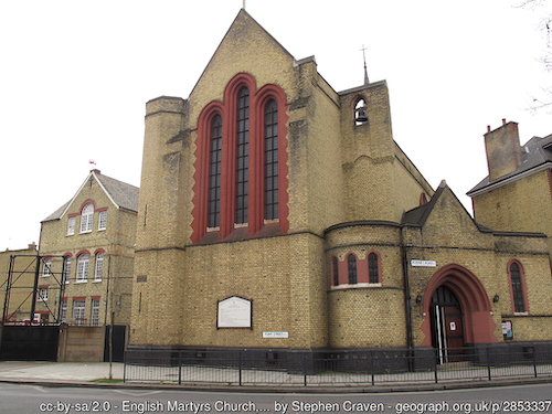 image of the English Martyrs  church